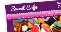 Sweet Cafe Web Design