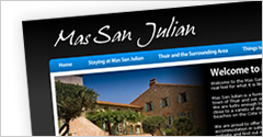 Mas San Julian Web Design