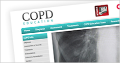 COPD Education Web Design