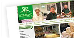 Rob Royd Farm Shop Web Design