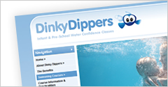 Dinky Dippers Web Design