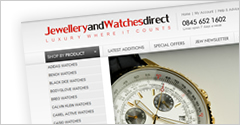 Jewellery & Watches Direct Web Design